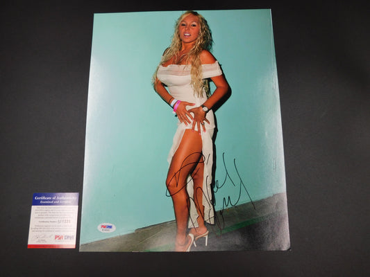 Mary Carey Signed Autographed 11x14 Photo Playboy Adult Film Star PSA COA