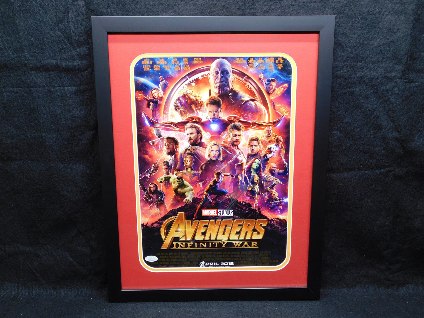 Tom Holland Signed Autographed Framed Photo Avengers Infinity War Spider-Man JSA COA