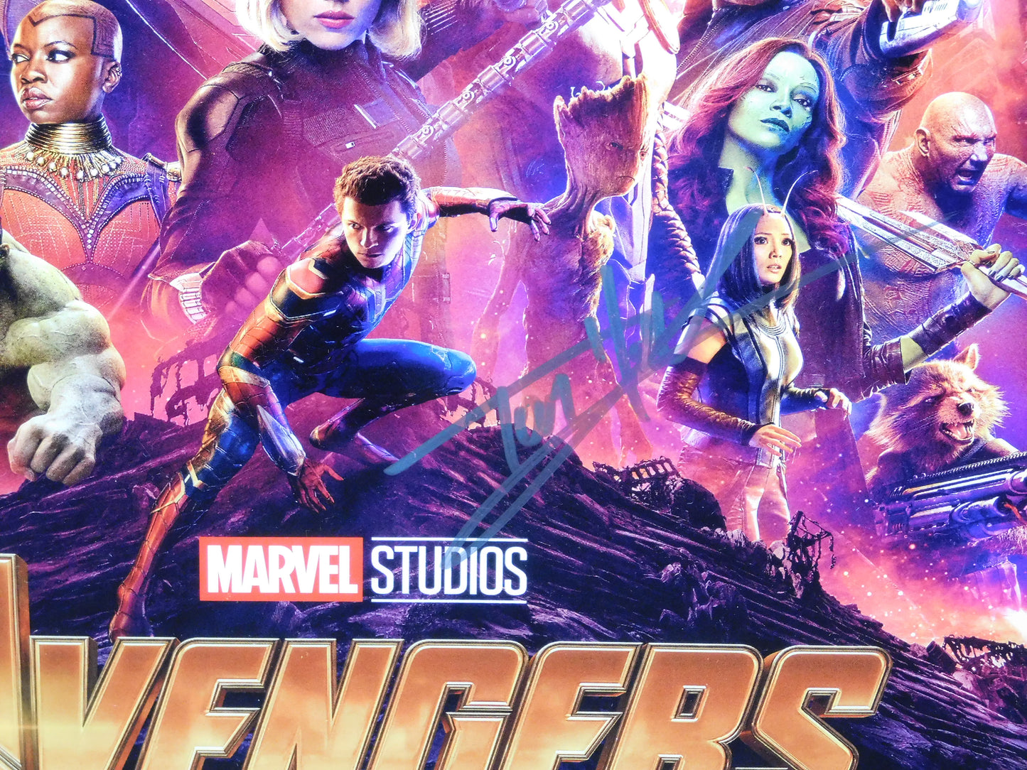 Tom Holland Signed Autographed Framed Photo Avengers Infinity War Spider-Man JSA COA