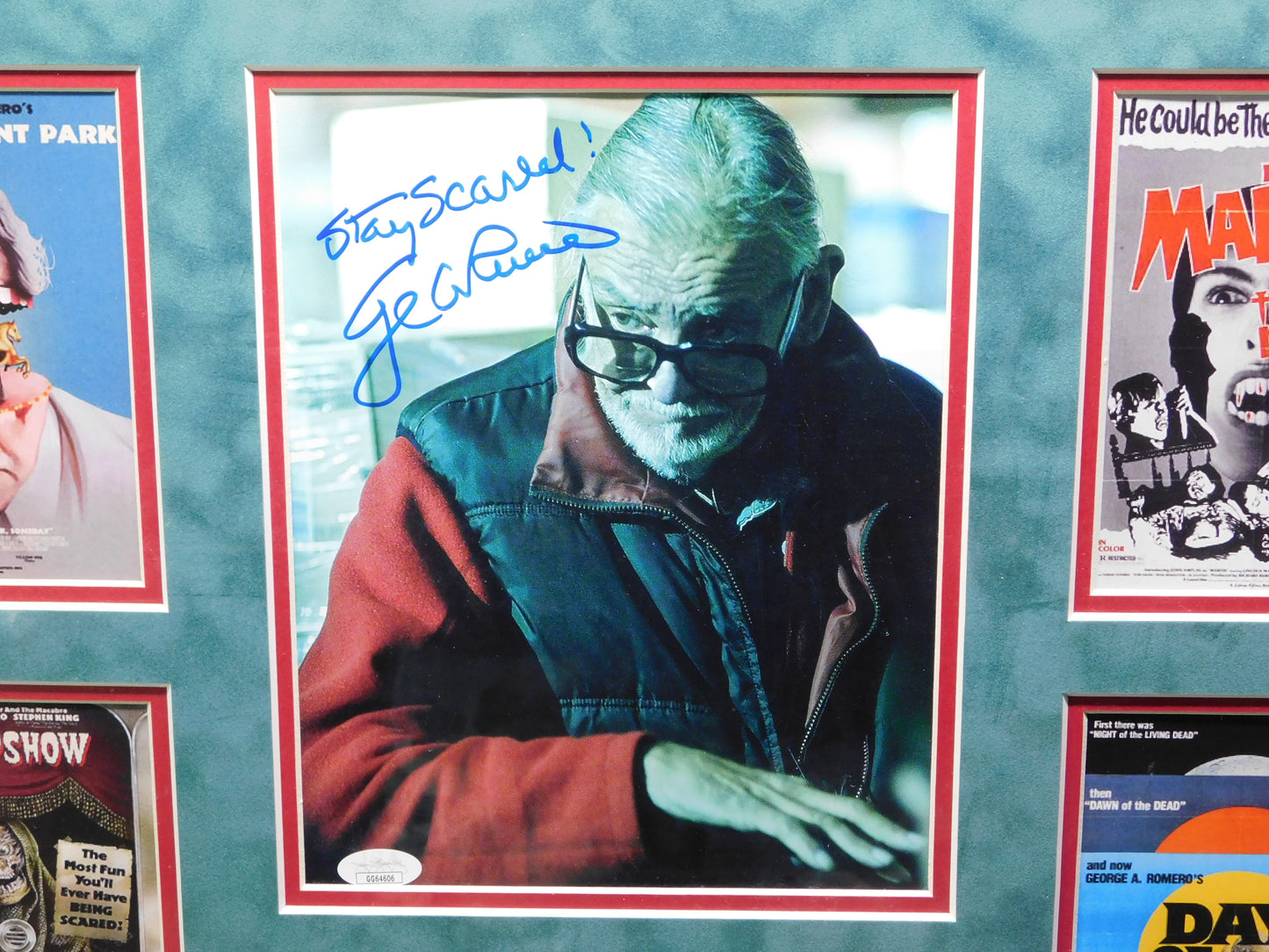 George A. Romero Signed Autographed Framed 8x10 Photo Father Zombie Film JSA COA