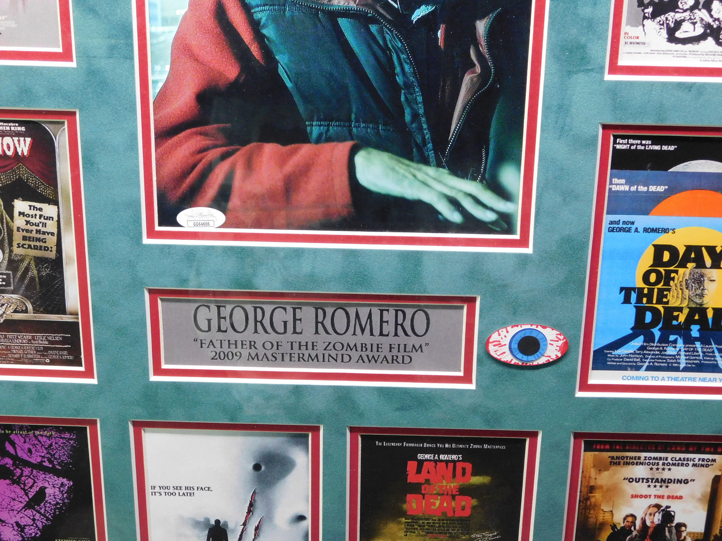 George A. Romero Signed Autographed Framed 8x10 Photo Father Zombie Film JSA COA