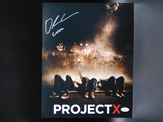 Oliver Cooper Signed Autographed 11x14 Photo Project X with Character Name Costa JSA COA