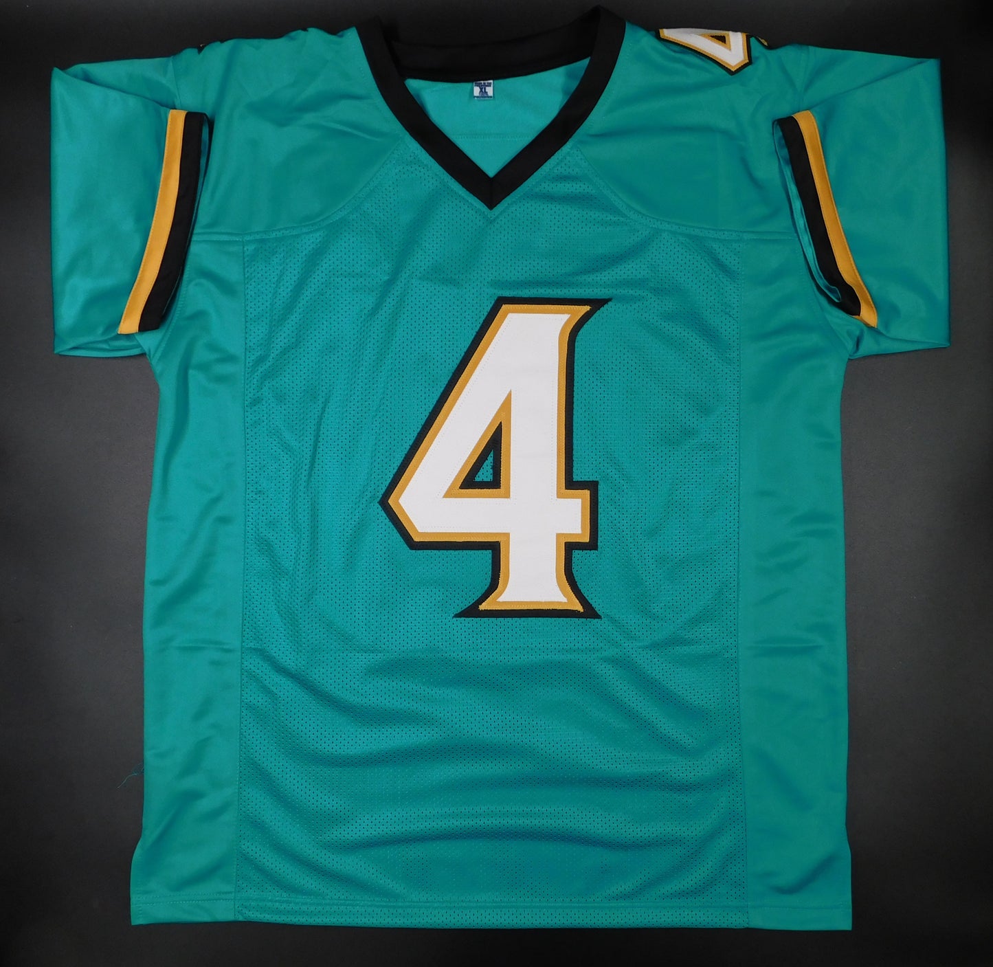 Tank Bigsby Signed Autographed Jacksonville Jaguars Teal Throwback Football Jersey JSA COA