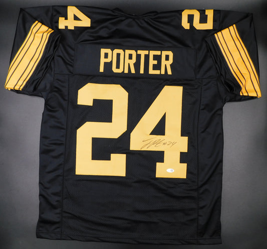 Joey Porter Jr Signed Autographed Pittsburgh Steelers Color Rush Jersey PSU JSA COA