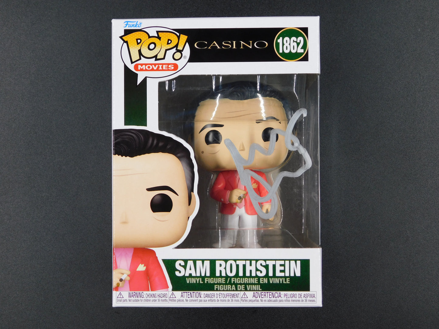 Robert De Niro Signed Autographed Funko Pop 1862 Casino Sam Rothstein BAS COA