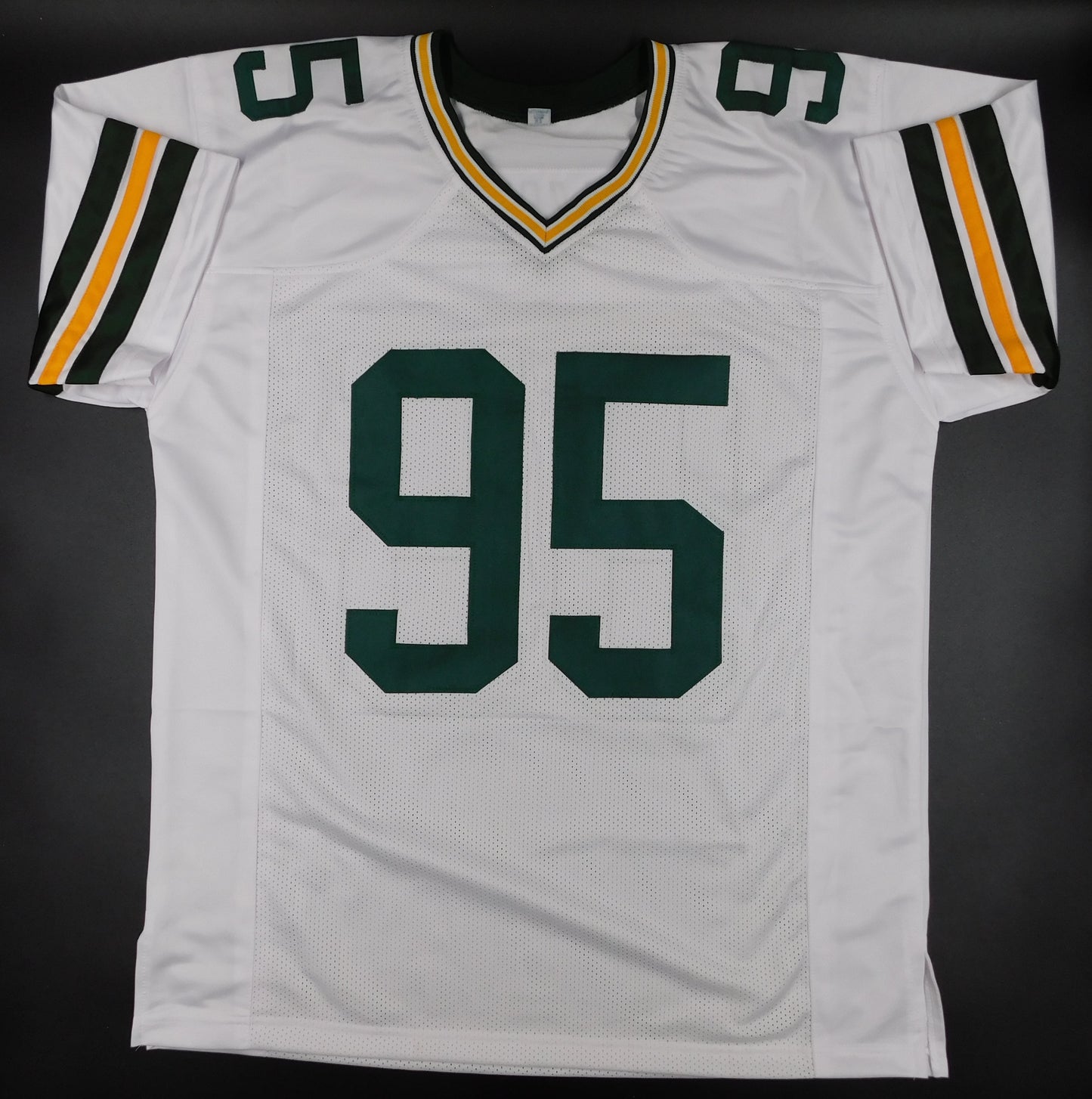 Devonte Wyatt Signed Autographed Green Bay Packers White Football Jersey BAS COA