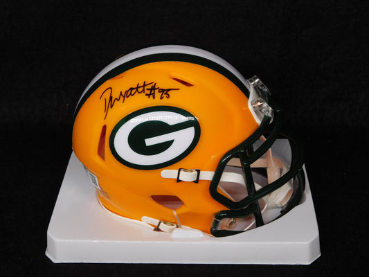 Devonte Wyatt Signed Autographed Green Bay Packers Speed Mini Helmet BAS COA