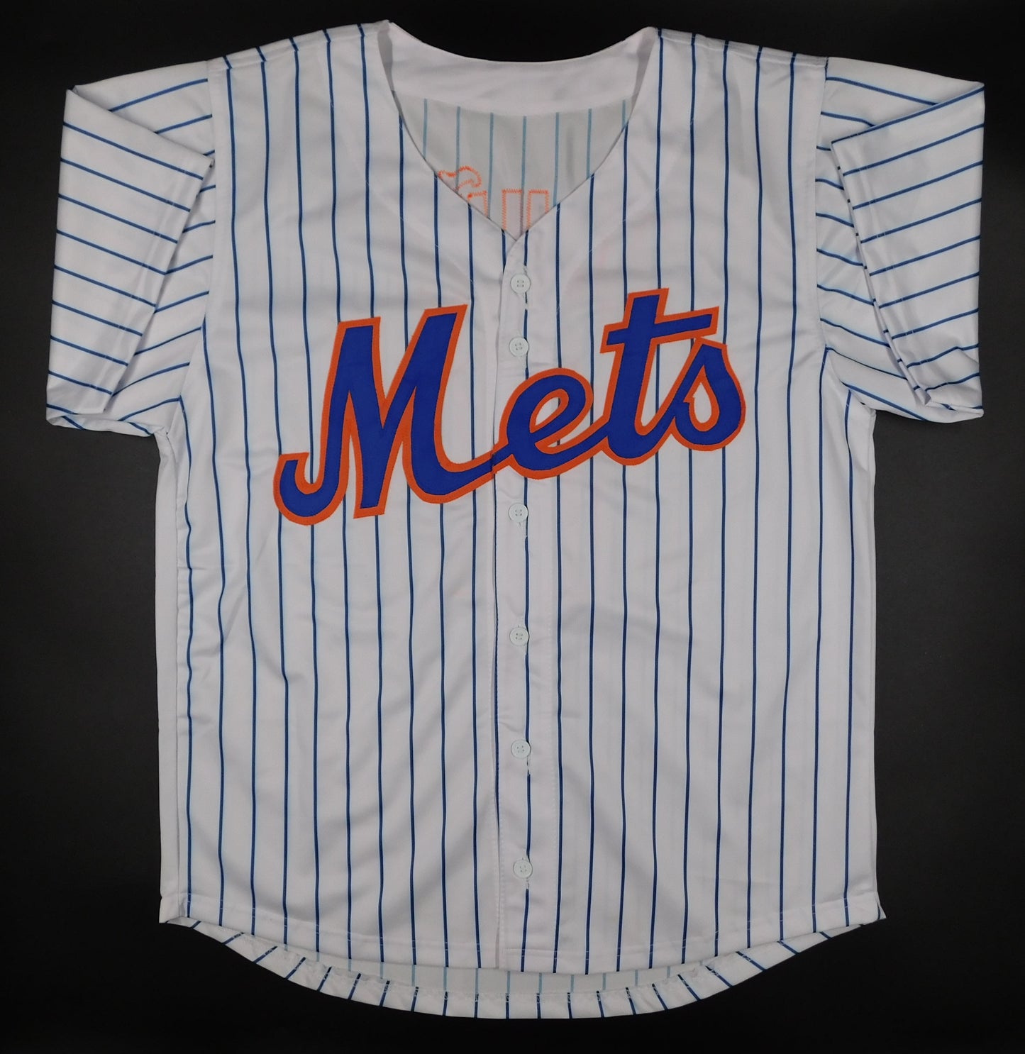 Luisangel Acuña Signed Autographed New York Mets Pinstripe Baseball Jersey JSA COA
