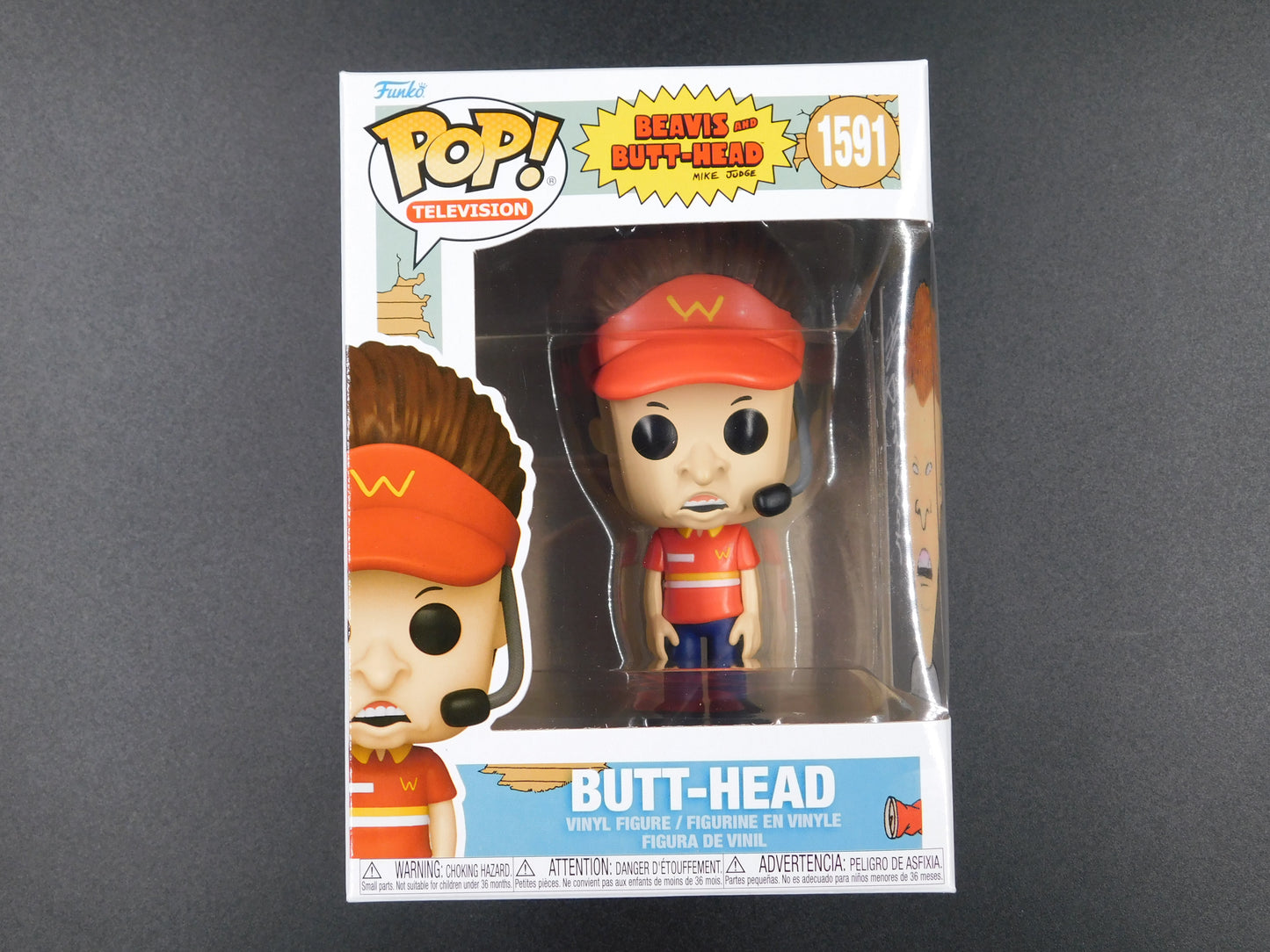 Jeff Brennan Remark Artwork Sketch Signed Funko Pop 1591 Beavis and Butt-Head