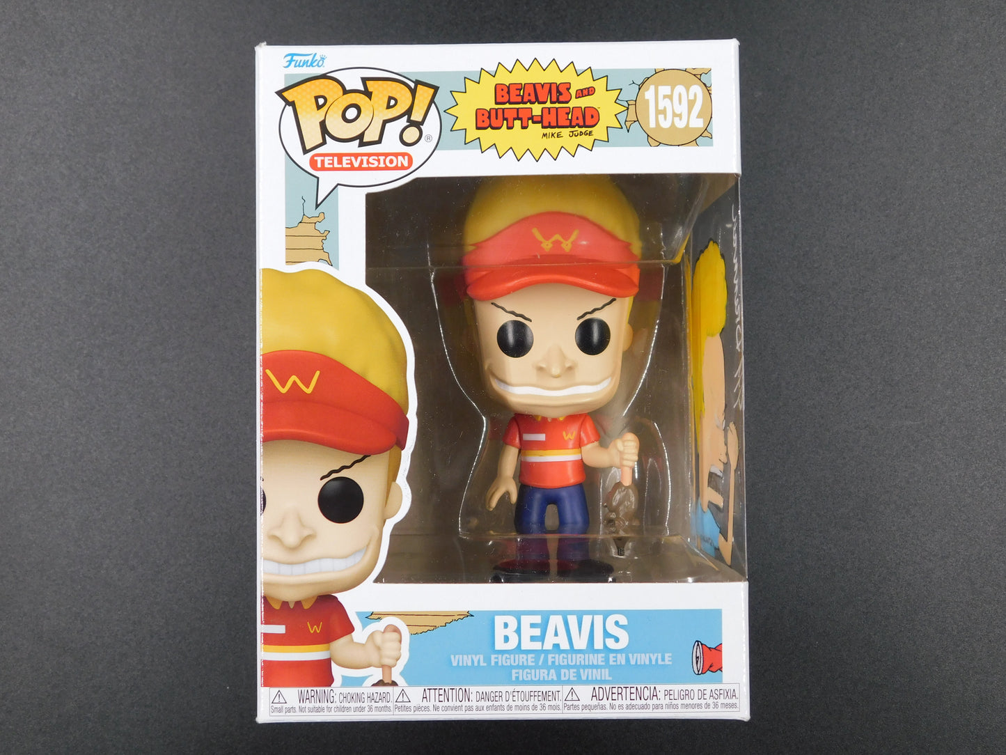 Jeff Brennan Remark Artwork Sketch Signed Funko Pop 1591 Beavis and Butt-Head