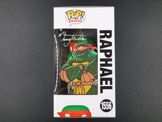 Denny Fincke Remark Artwork Sketch Signed Funko Pop 1556 TMNT Raphael Teenage Mutant Ninja Turtles