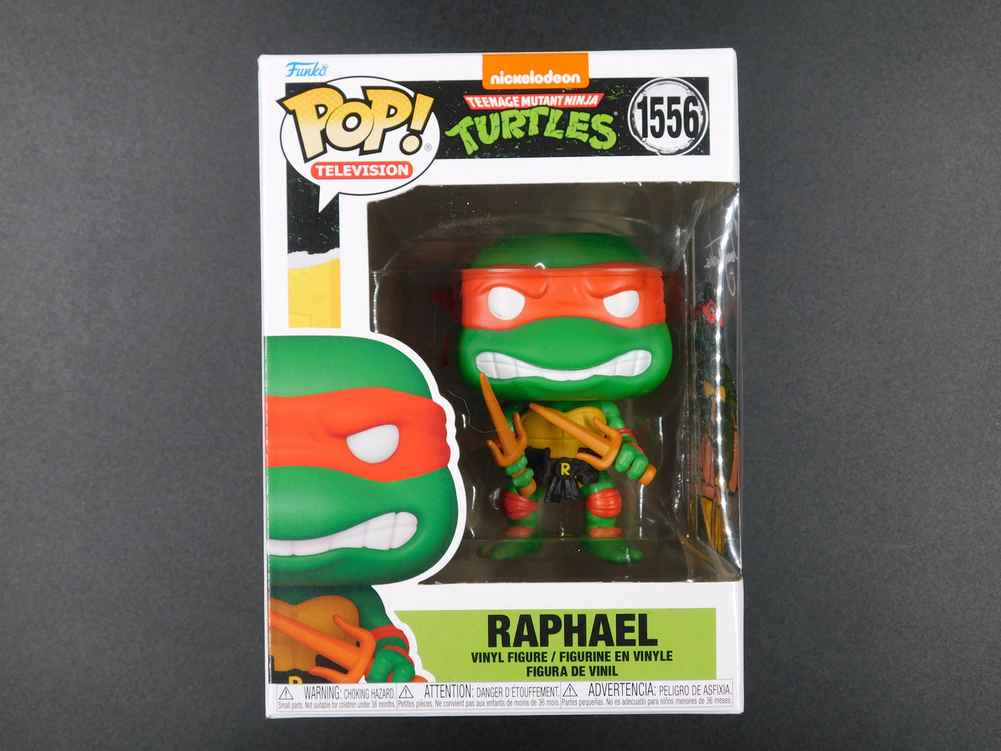 Denny Fincke Remark Artwork Sketch Signed Funko Pop 1556 TMNT Raphael Teenage Mutant Ninja Turtles