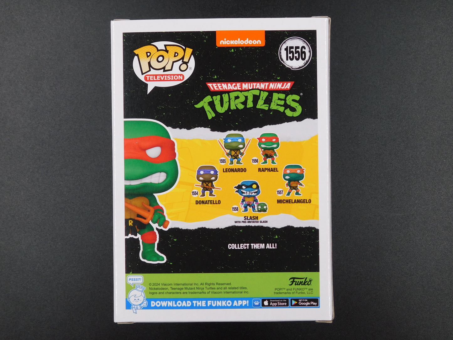 Denny Fincke Remark Artwork Sketch Signed Funko Pop 1556 TMNT Raphael Teenage Mutant Ninja Turtles