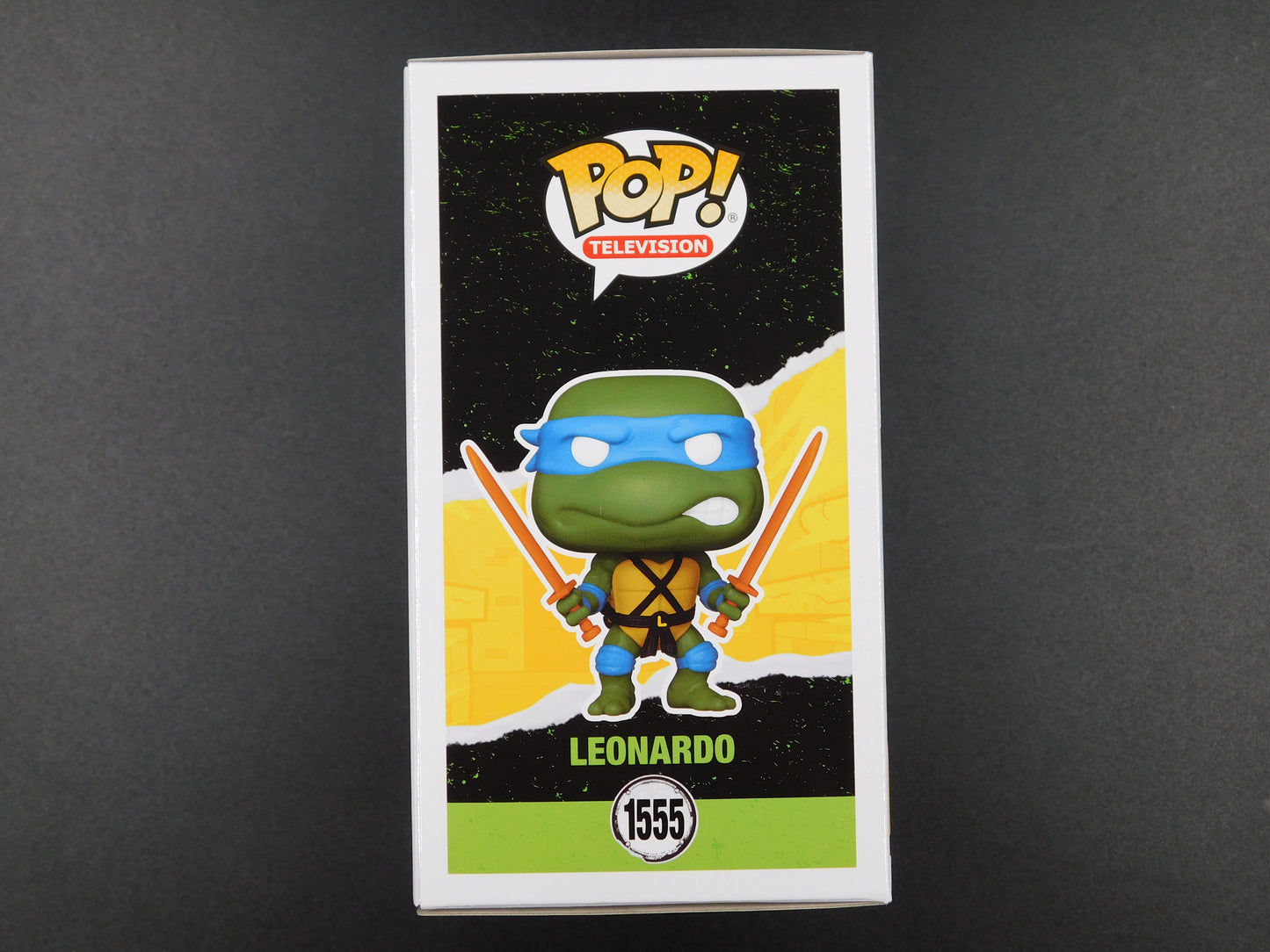 Denny Fincke Remark Artwork Sketch Signed Funko Pop 1556 TMNT Leonardo Teenage Mutant Ninja Turtles