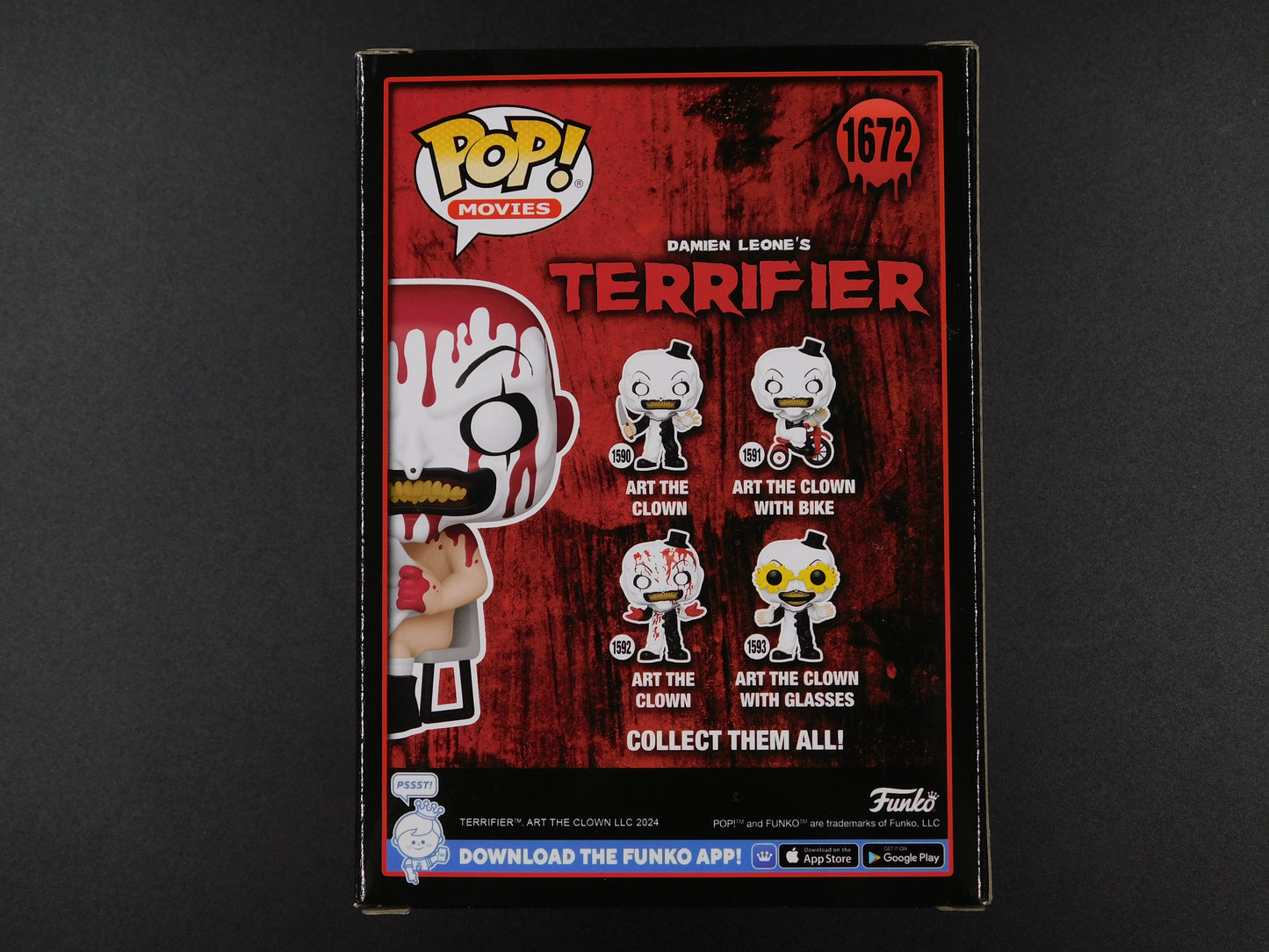 David Howard Thornton Signed Autographed Funko Pop 1672 Art The Clown Terrifier SWAU COA