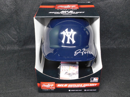Oswald Peraza Signed Autographed Rawlings Full Size New York Yankees Batting Helmet JSA COA A