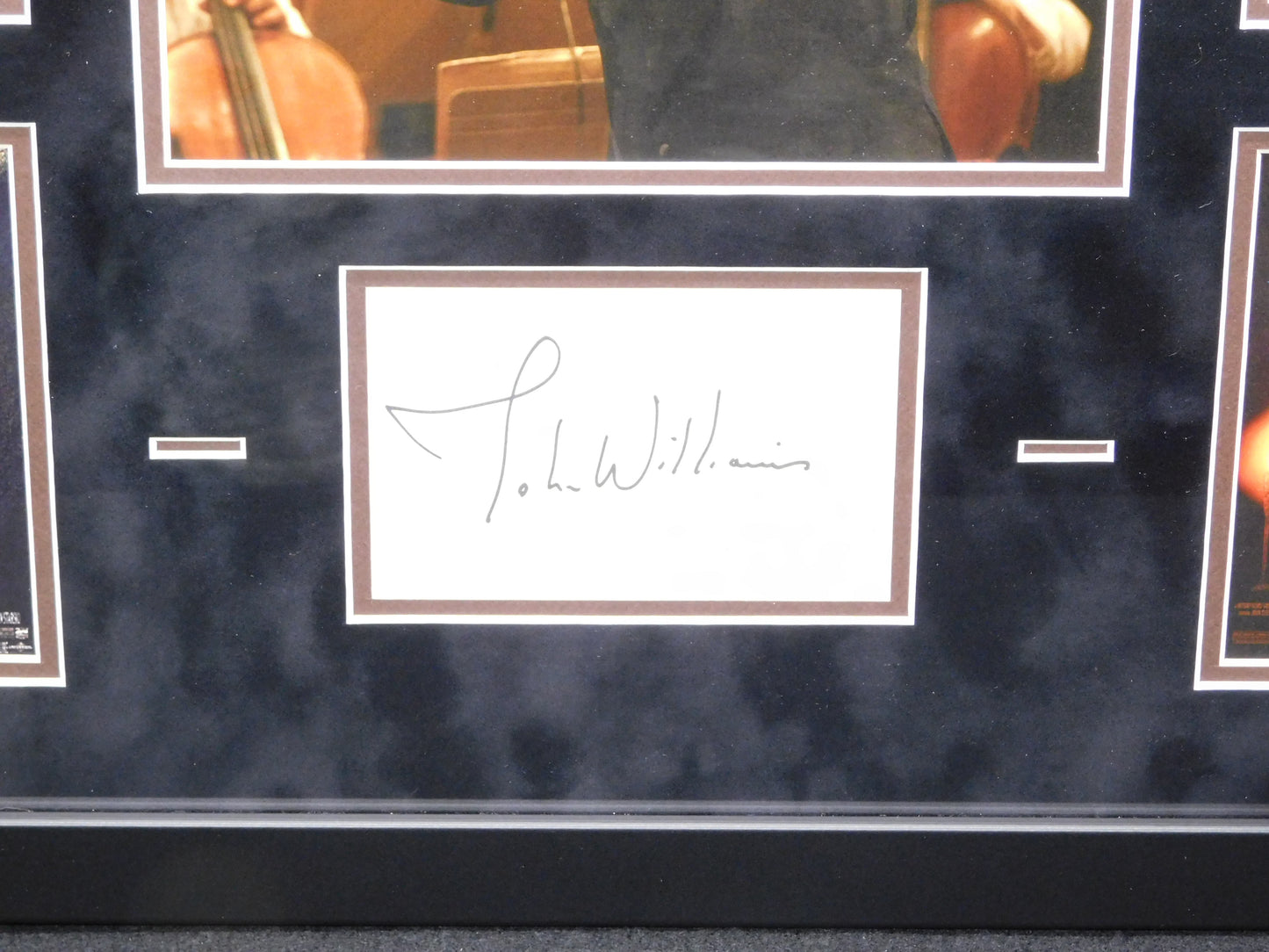 John Williams Signed Autographed Framed Display Composer Star Wars Harry Potter Jaws BAS COA