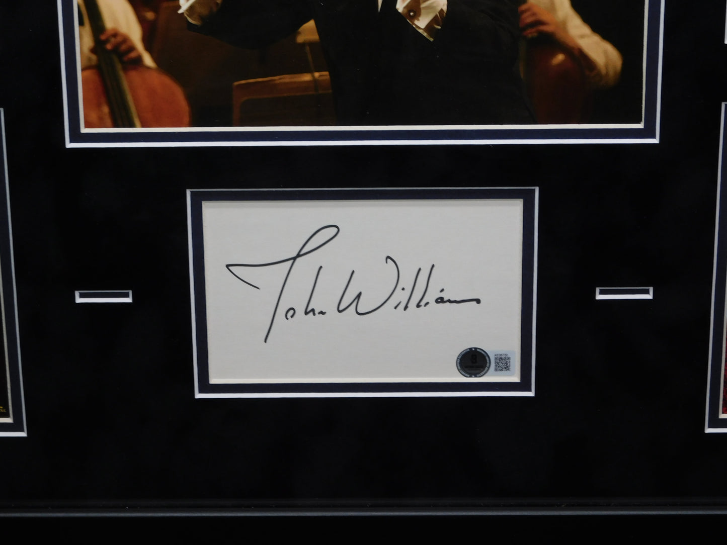 John Williams Signed Autographed Framed Display Composer Star Wars Close Encounters Jaws BAS COA