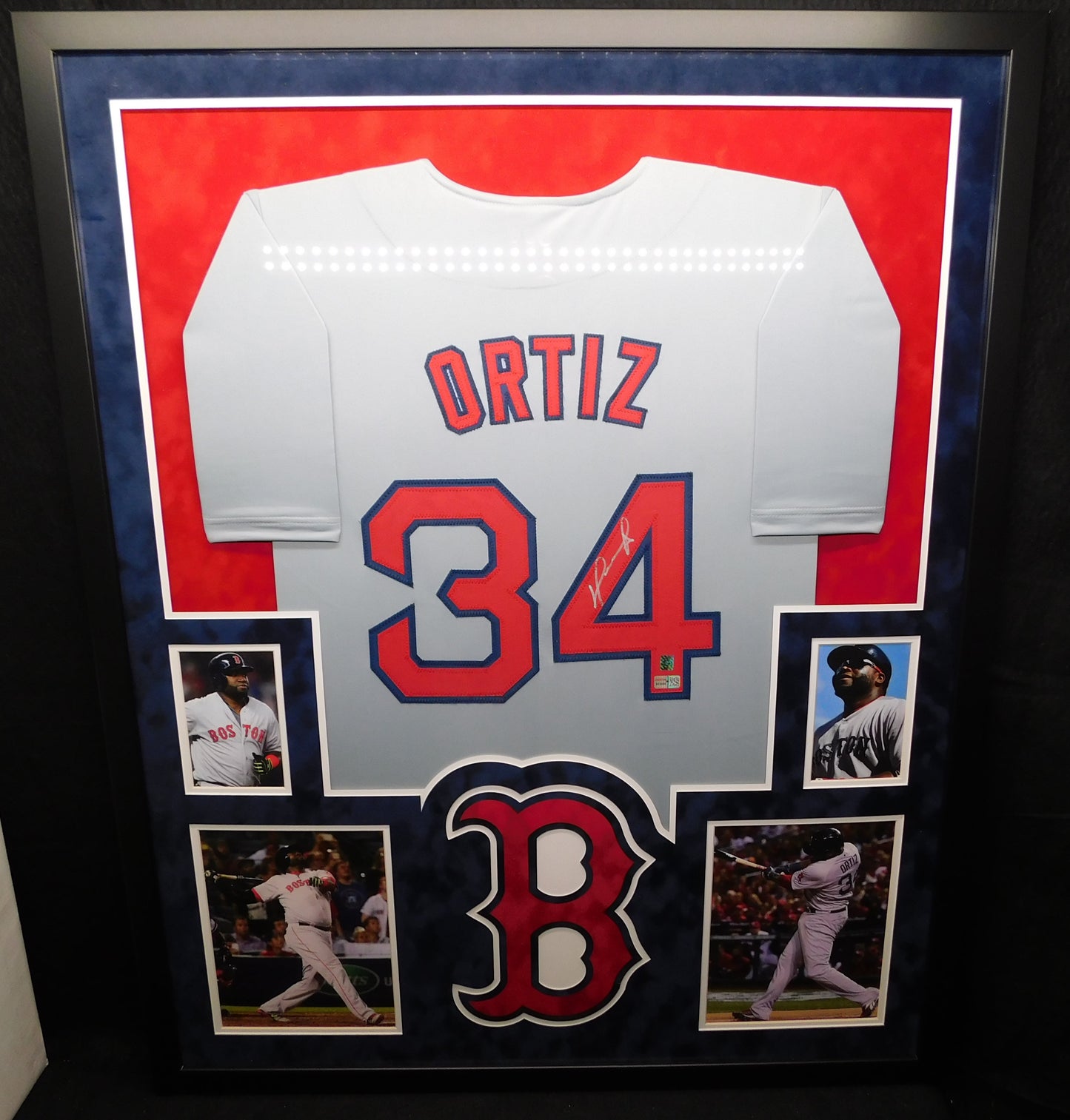 David Ortiz Signed Autographed Framed Boston Red Sox Jersey HOF Big Papi Tristar COA