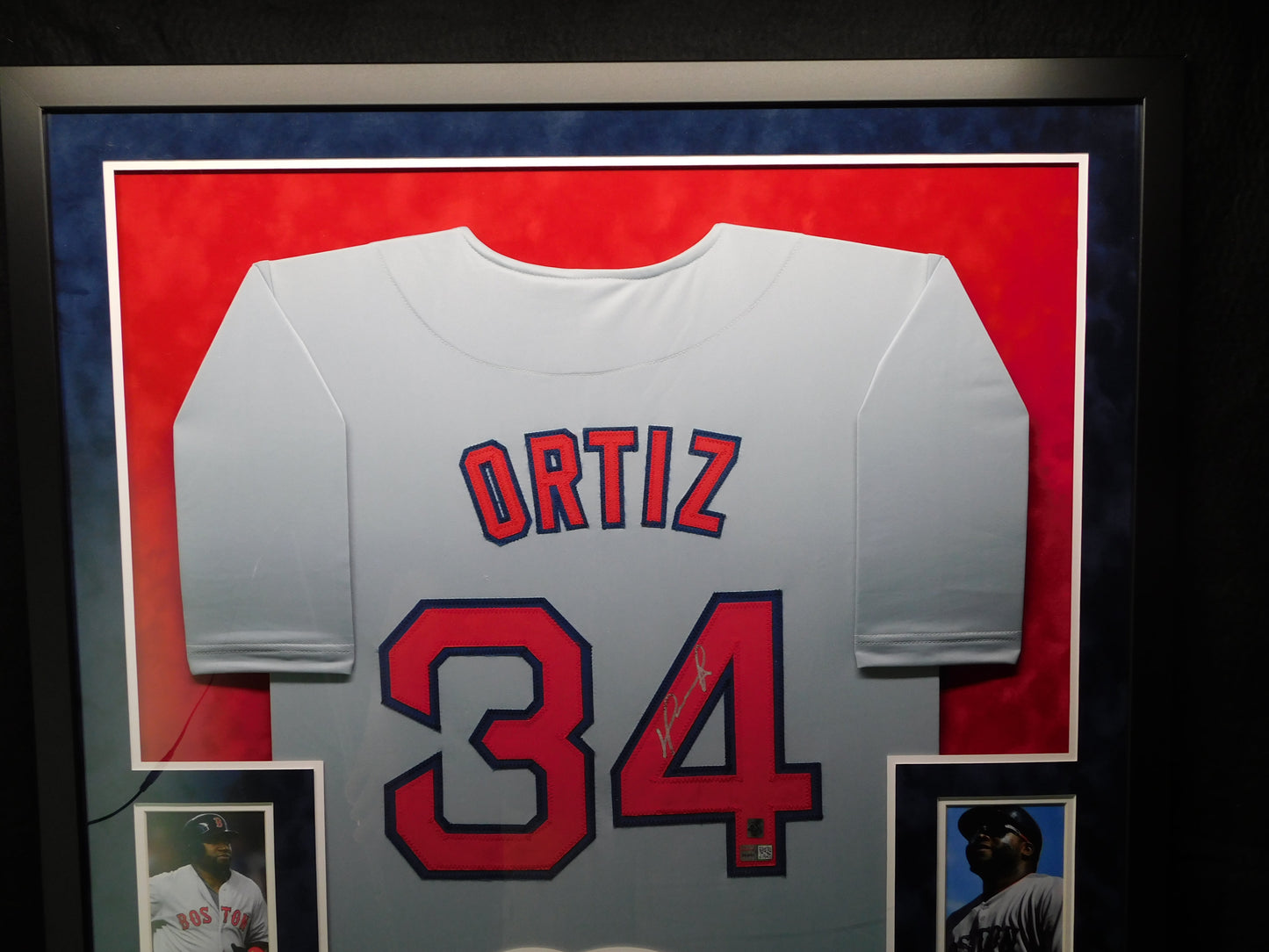 David Ortiz Signed Autographed Framed Boston Red Sox Jersey HOF Big Papi Tristar COA
