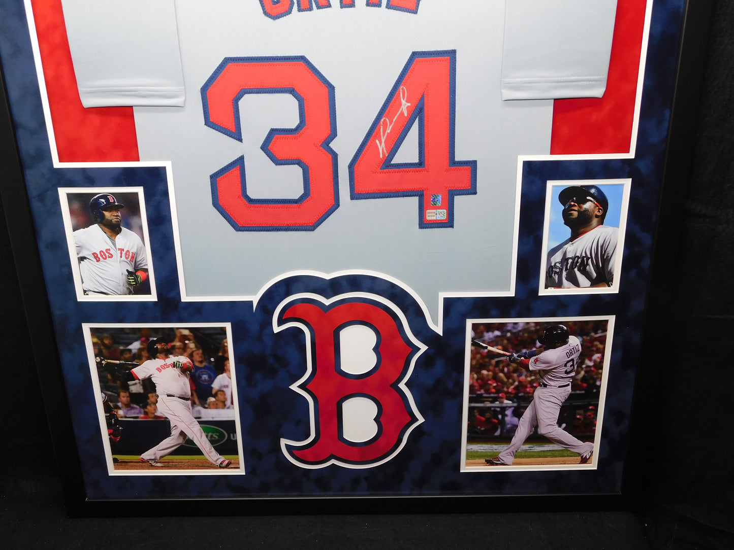 David Ortiz Signed Autographed Framed Boston Red Sox Jersey HOF Big Papi Tristar COA