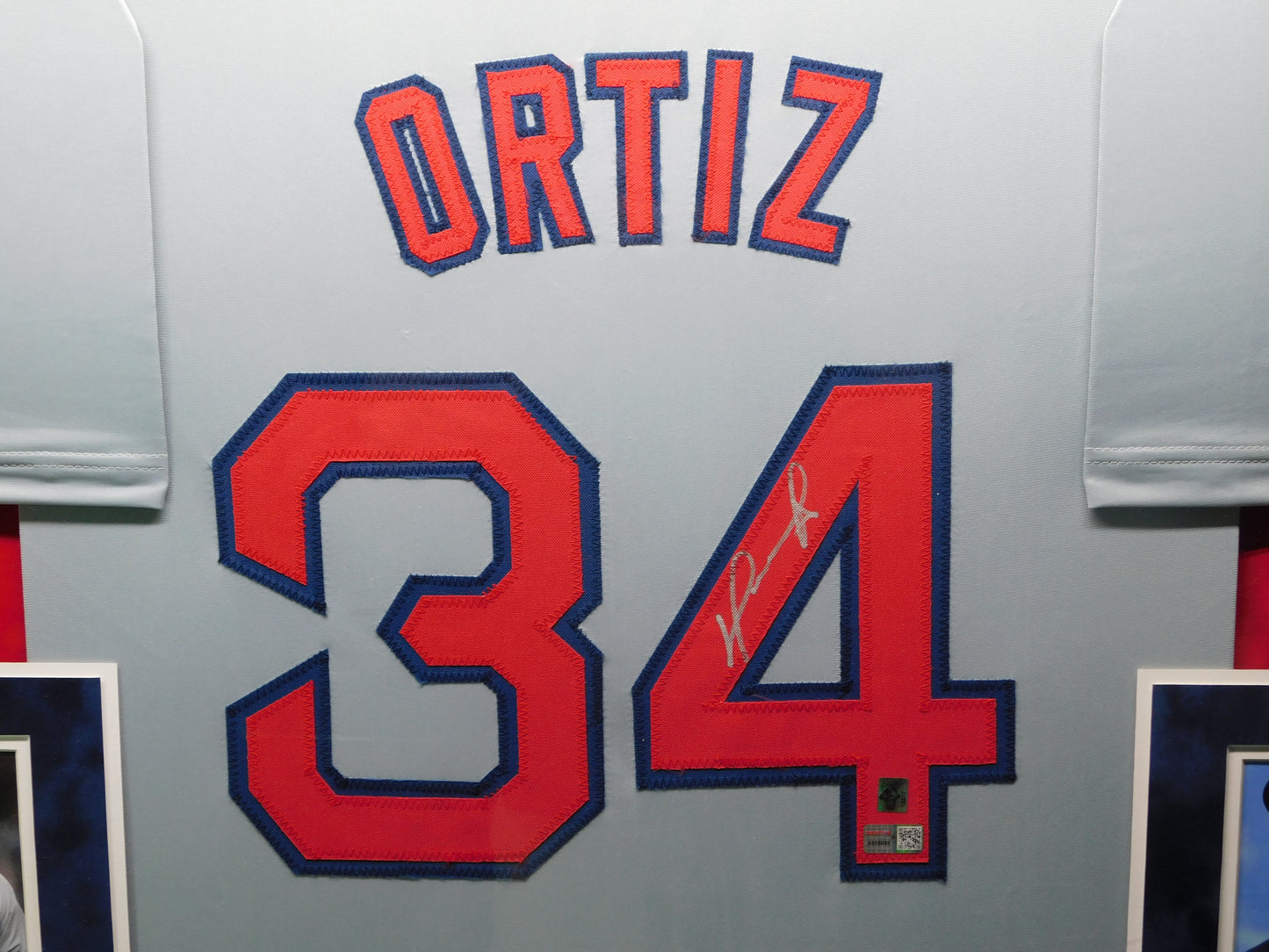 David Ortiz Signed Autographed Framed Boston Red Sox Jersey HOF Big Papi Tristar COA