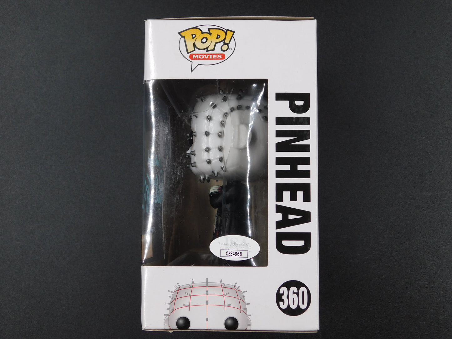 Paul T Taylor Signed Autographed Funko Pop 360 Pinhead Hellraiser Hot Topic Exclusive JSA COA