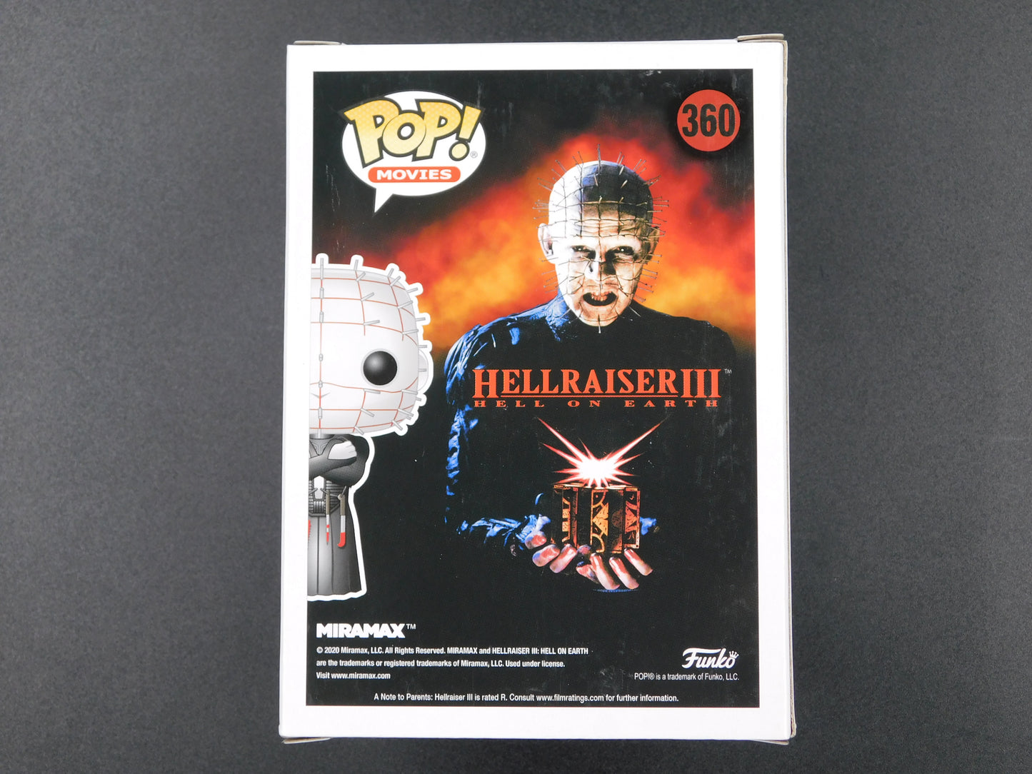 Paul T Taylor Signed Autographed Funko Pop 360 Pinhead Hellraiser Hot Topic Exclusive JSA COA