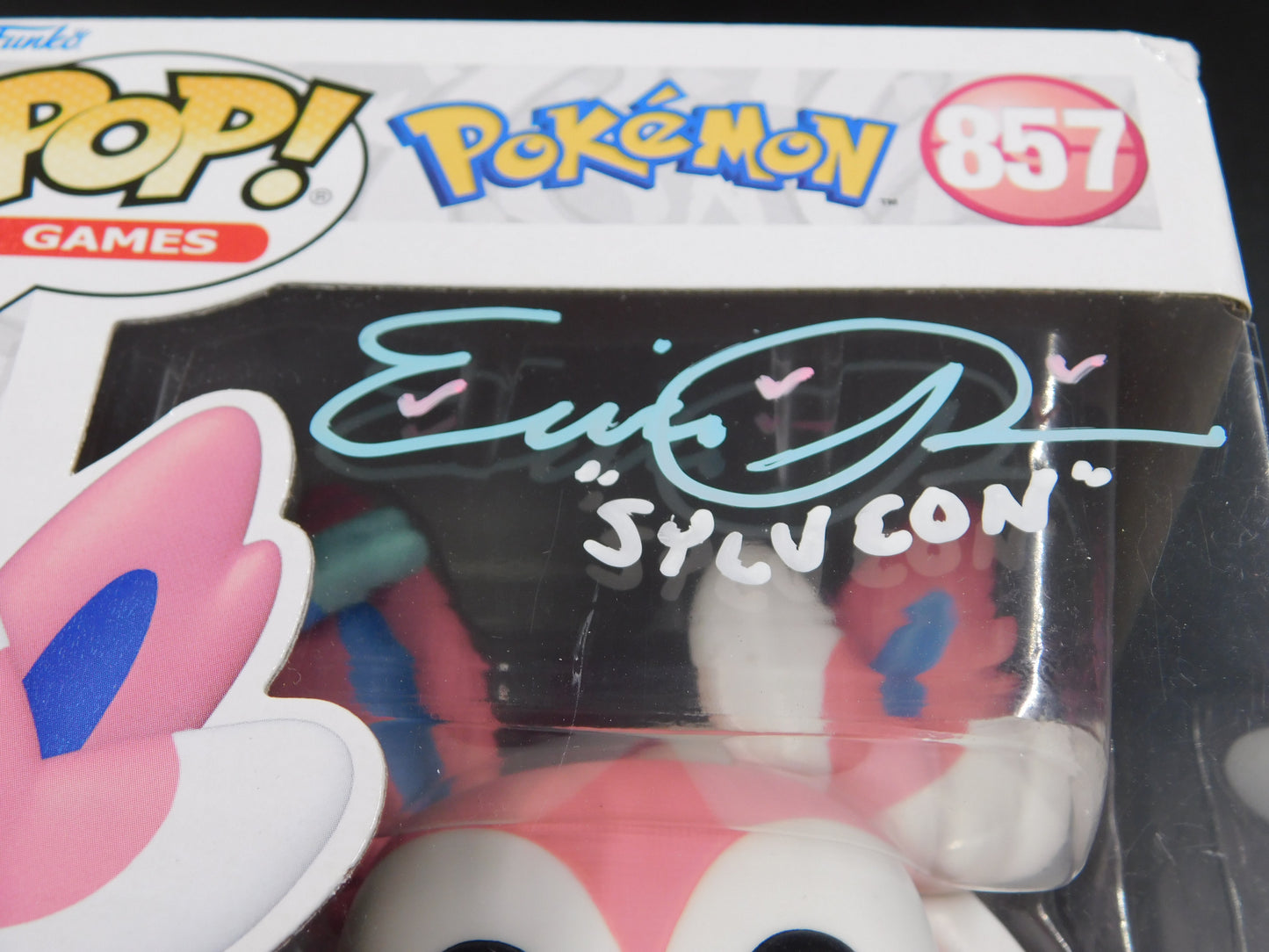 Erica Schroeder Signed Autographed Inscribed Funko Pop 857 Sylveon Pokemon JSA COA