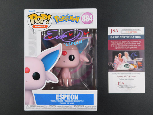 Erica Schroeder Signed Autographed Inscribed Funko Pop 857 Espeon Pokemon JSA COA B