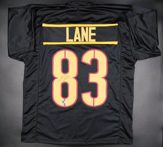 Jaylin Lane Signed Autographed Washington Commanders Black Football Jersey BAS COA