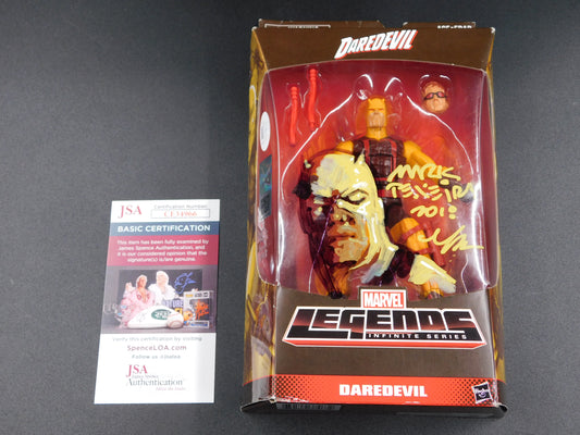 Mark Texeira Signed Autographed Original Hand Painted Artwork Daredevil Action Figure JSA COA
