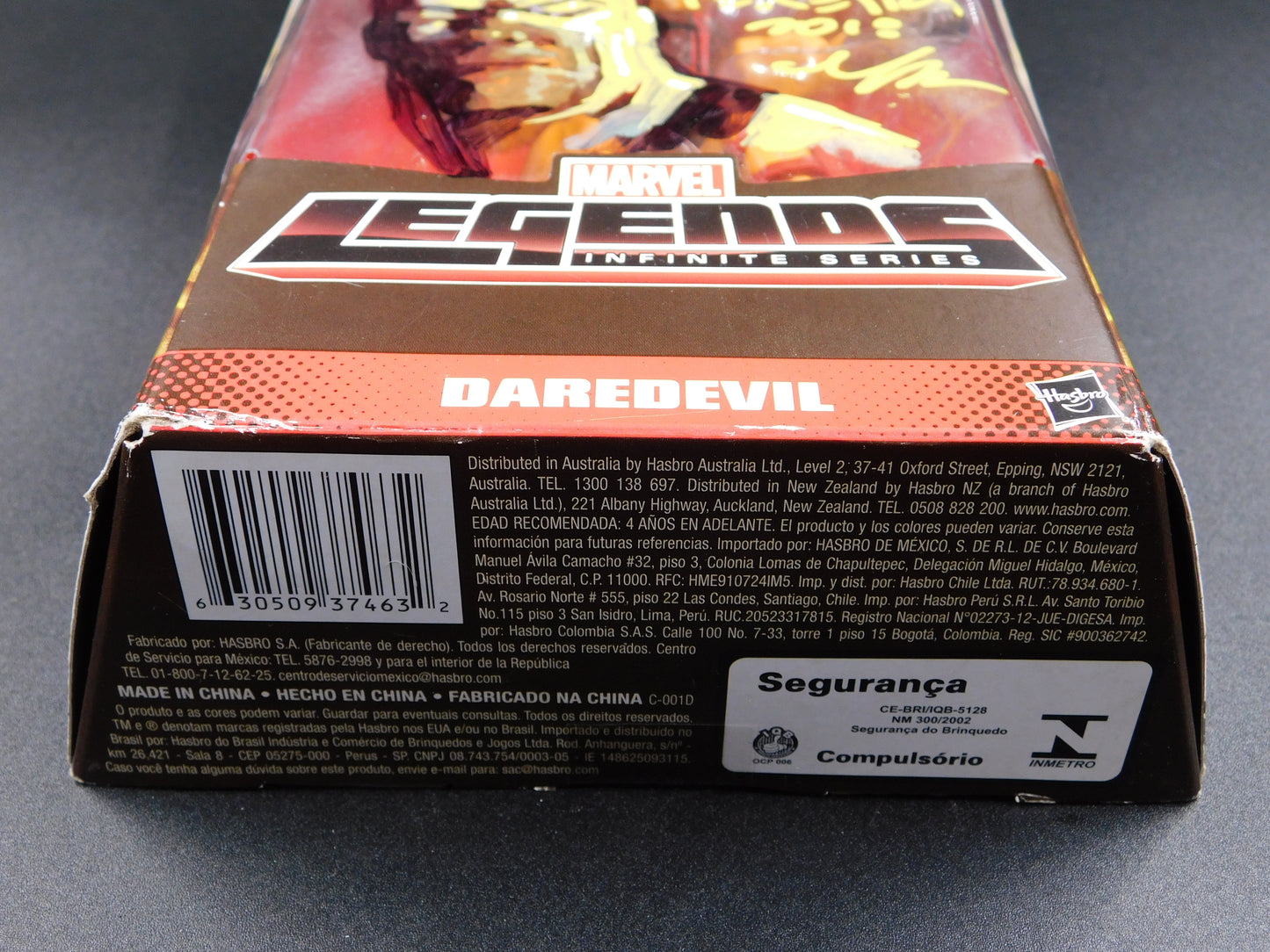 Mark Texeira Signed Autographed Original Hand Painted Artwork Daredevil Action Figure JSA COA