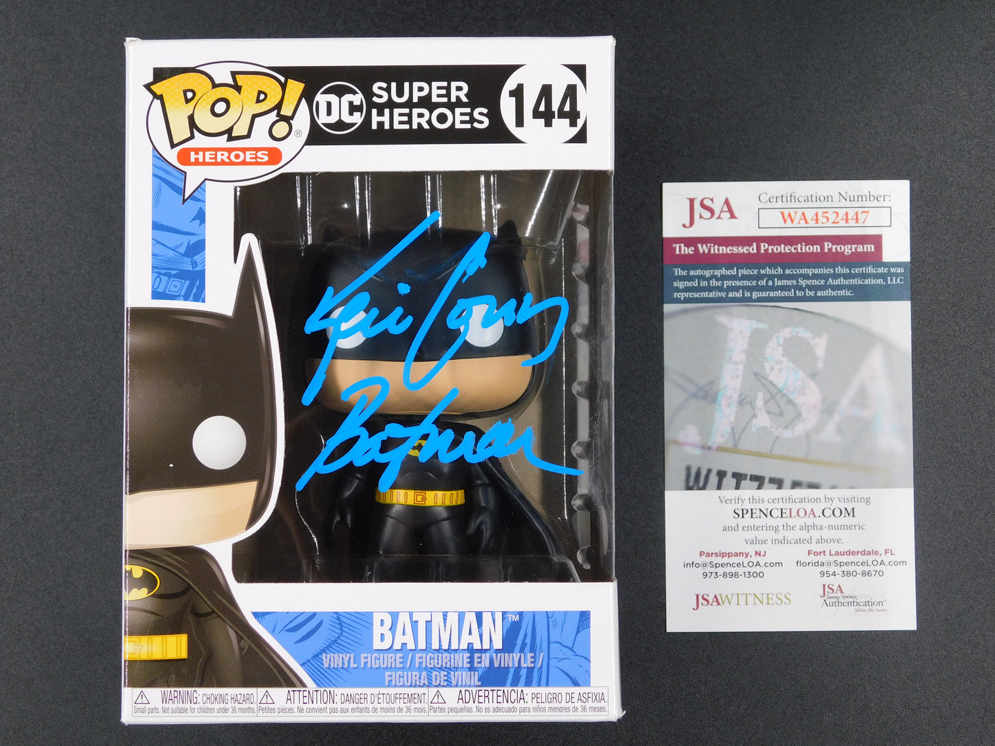 Kevin Conroy Signed Autographed Funko Pop 144 Batman The Animated Series JSA COA A