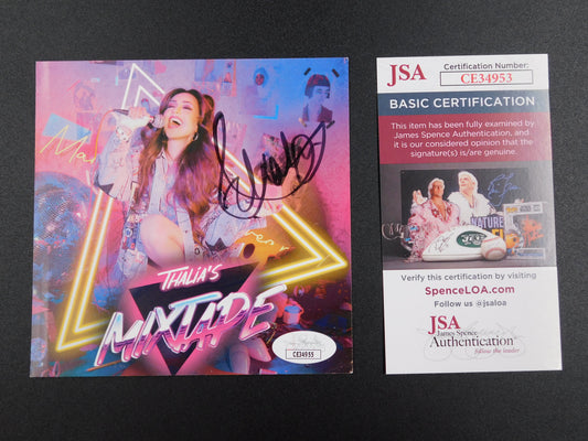 Thalia Signed Autographed CD Insert Photo Thalia's Mixtape Queen of Latin Pop JSA COA B