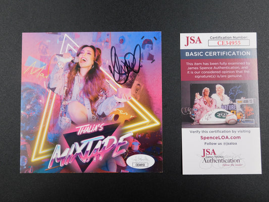 Thalia Signed Autographed CD Insert Photo Thalia's Mixtape Queen of Latin Pop JSA COA C