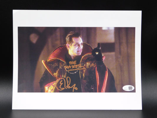 Eric Roberts Signed Autographed 8x10 Photo Inscribed The Master Dr. Who JSA COA