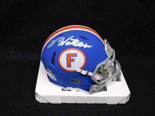 Desmond Watson Signed Autographed Florida Gators Blue Mini Helmet Bucs BAS COA