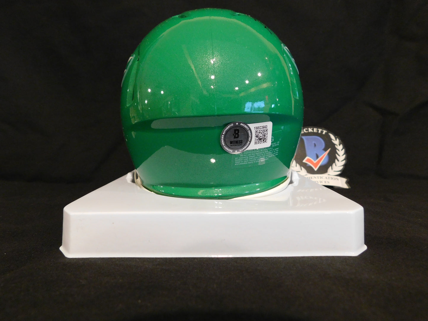 Fletcher Cox Signed Autographed Kelly Green Philadelphia Eagles Speed Mini Helmet BAS COA