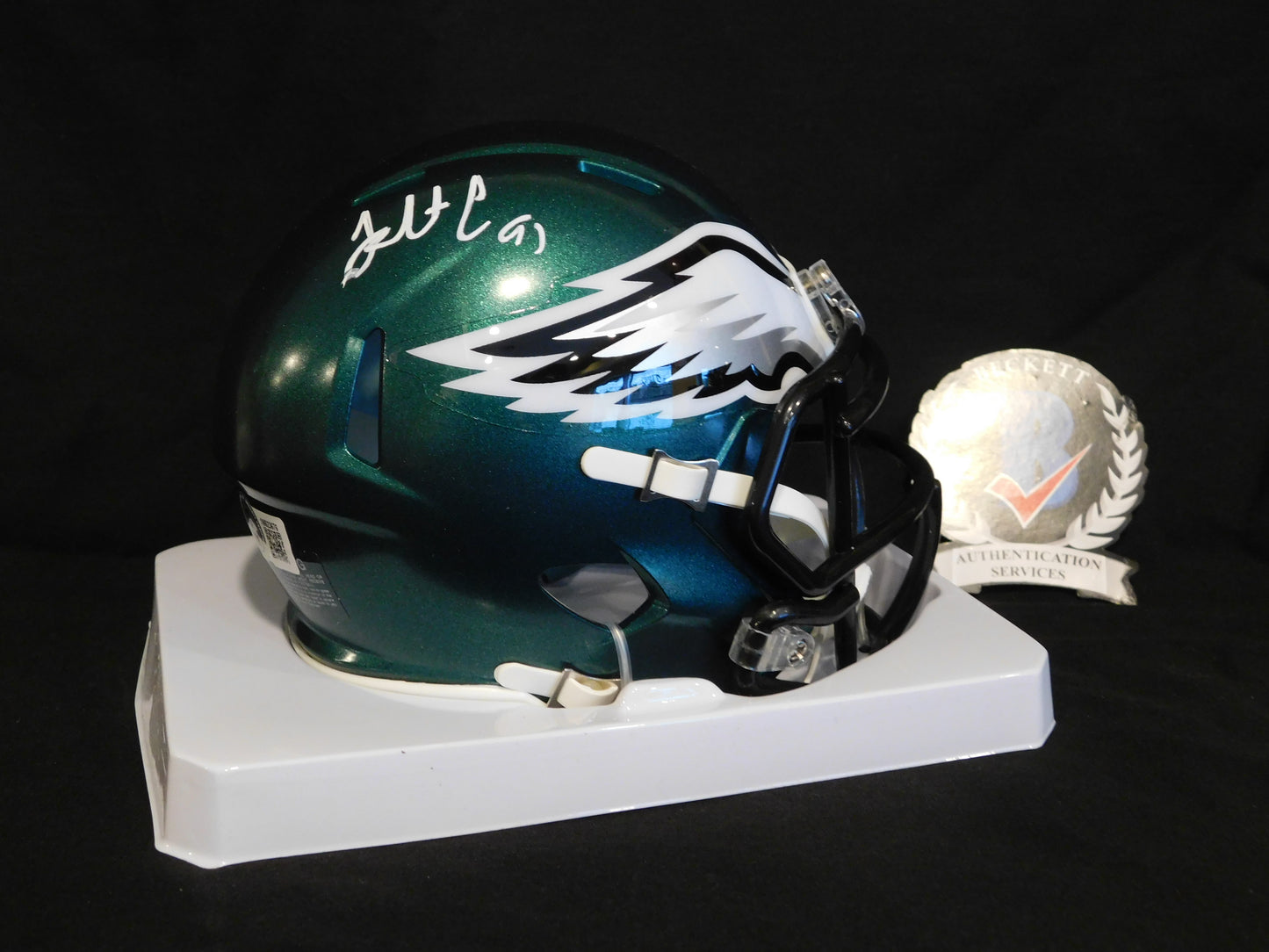 Fletcher Cox Signed Autographed Philadelphia Eagles Speed Mini Helmet BAS COA