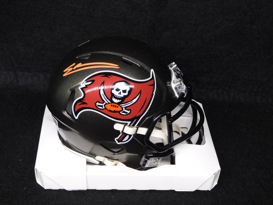 Elijah Roberts Signed Autographed Tampa Bay Buccaneers Mini Helmet BAS COA