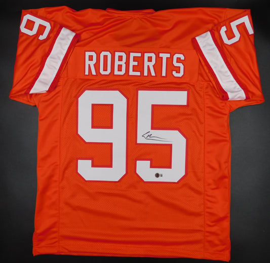 Elijah Roberts Signed Autographed Tampa Bay Buccaneers Throwback Creamsicle Football Jersey BAS COA