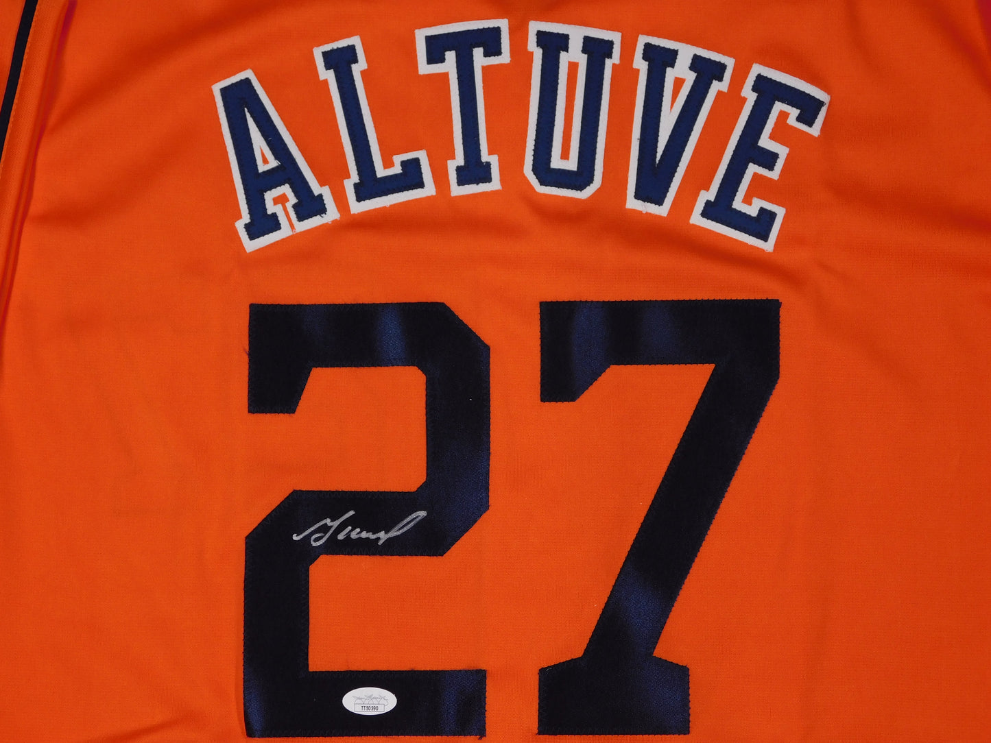 Jose Altuve Signed Autographed Houston Astros Orange Baseball Jersey JSA COA