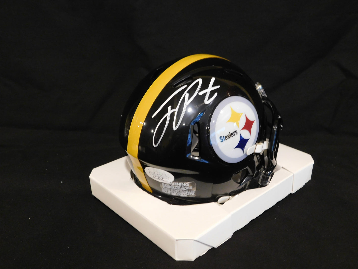 Joey Porter Jr. Signed Autographed Pittsburgh Steelers Speed Mini Helmet JSA COA