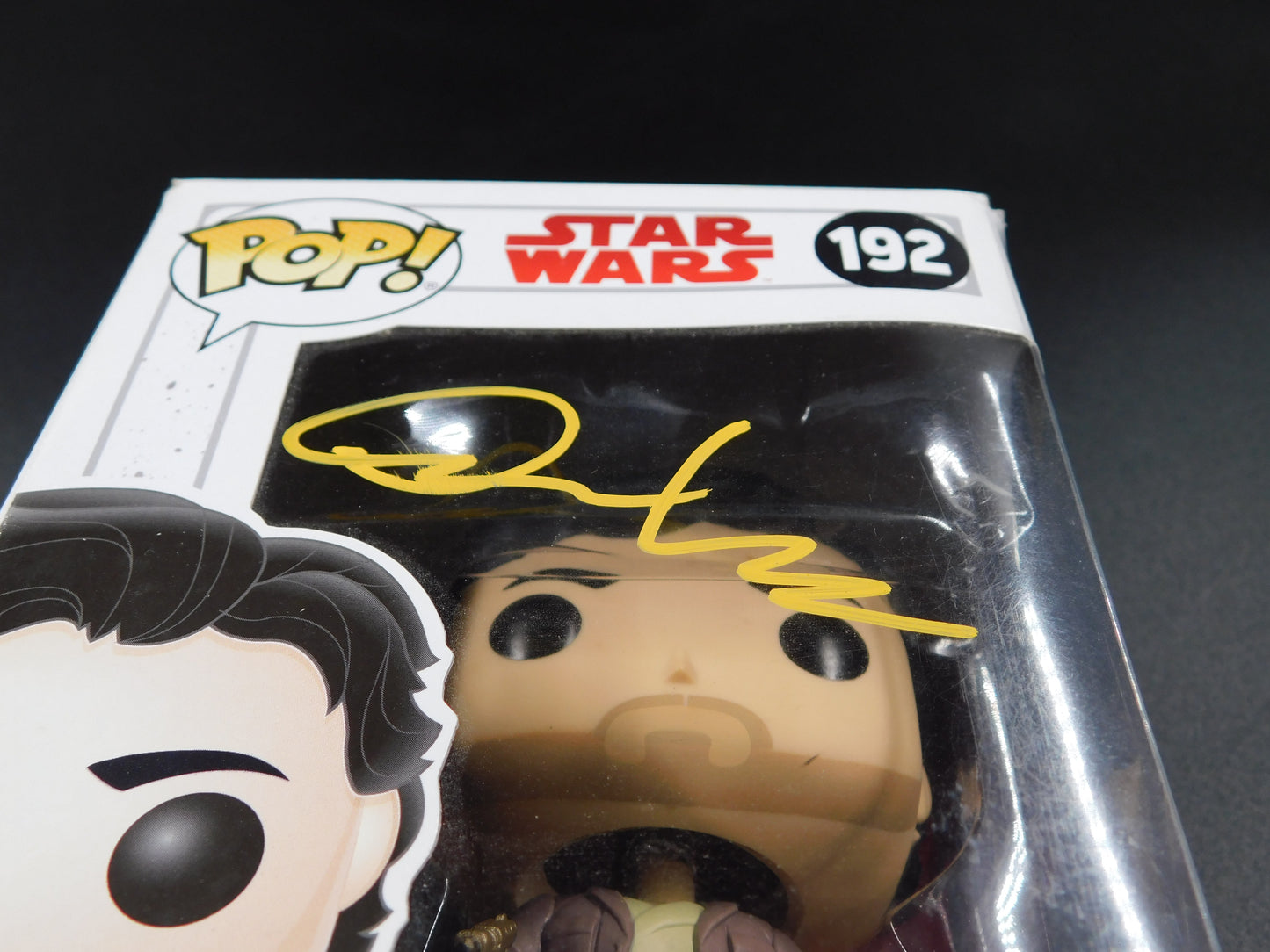 Oscar Isaac Signed Autographed Funko Pop 192 Poe Dameron Star Wars BAS COA
