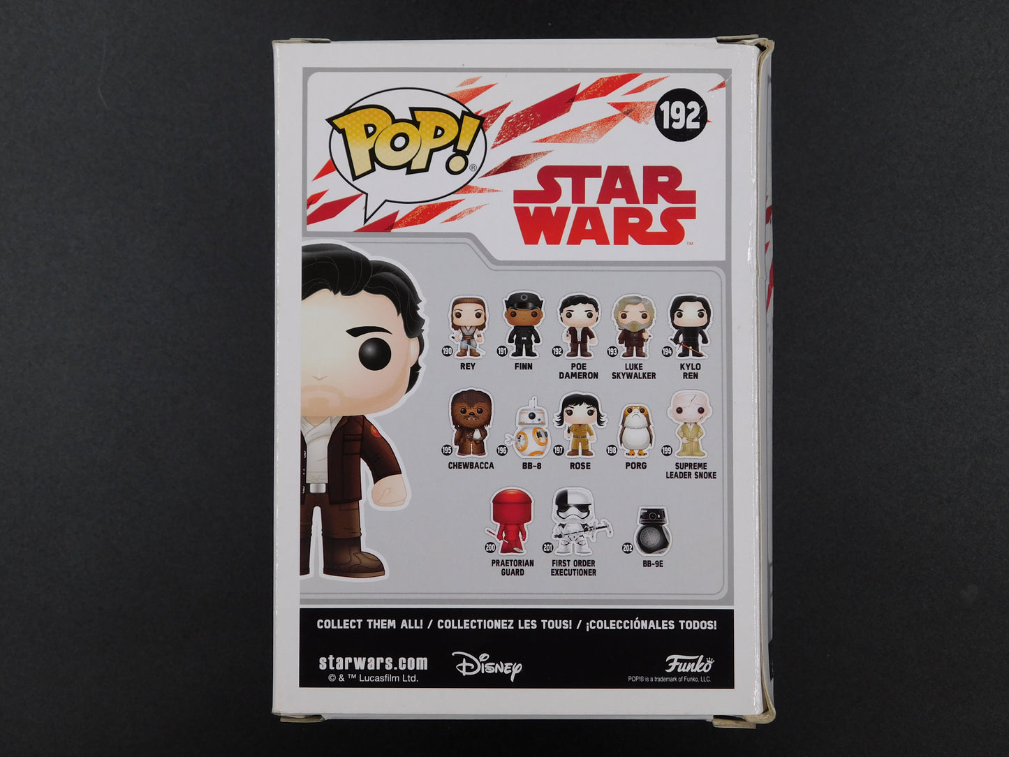 Oscar Isaac Signed Autographed Funko Pop 192 Poe Dameron Star Wars BAS COA