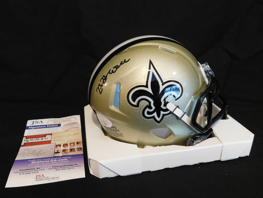 Bryan Bresee Signed Autographed New Orleans Saints Speed Mini Helmet JSA COA