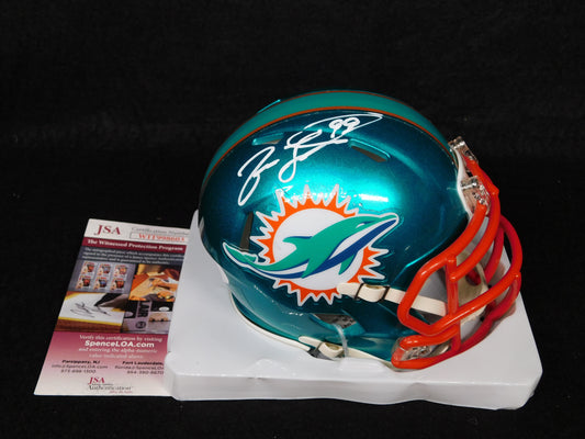 Jason Taylor Signed Autographed Miami Dolphins Flash Speed Mini Helmet JSA COA