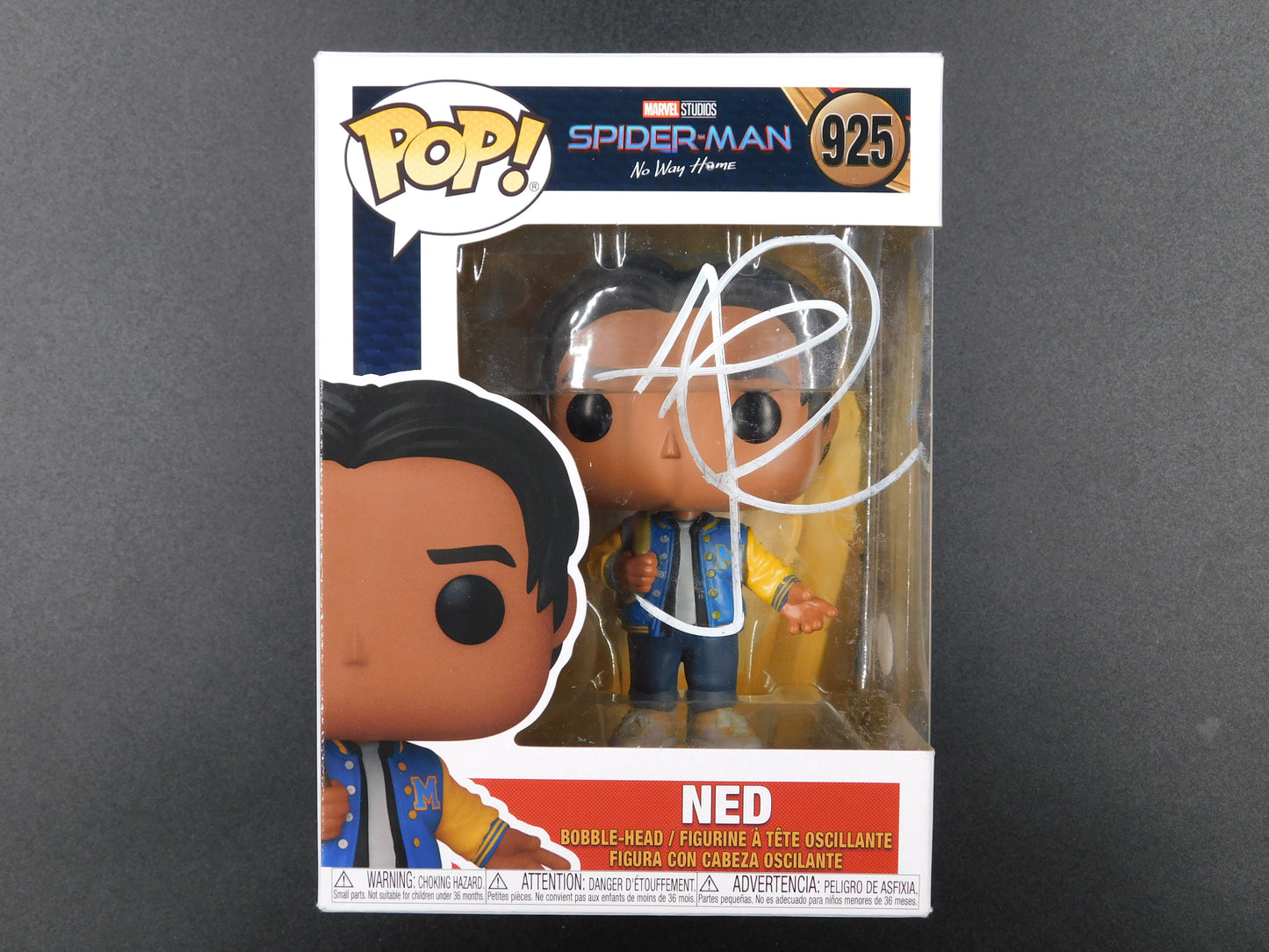 Jacob Batalon Signed Autographed Funko Pop 925 Ned Leeds Spider-Man No Way Home ACOA