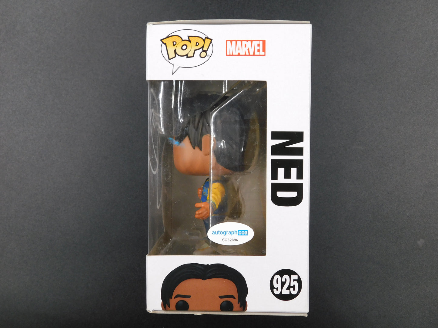 Jacob Batalon Signed Autographed Funko Pop 925 Ned Leeds Spider-Man No Way Home ACOA